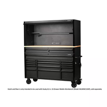 61 In. 2-Drawer Heavy-Duty Hutch with Riser