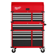41 In.W X 22 In. D 18 Drawer Heavy Duty Tool Storage Tool Chest Combo in Red