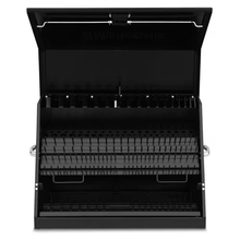 31 In. W X 20 In. D Portable Triangle Top Tool Chest for Sockets, Wrenches and Screwdrivers in Black Powder Coat
