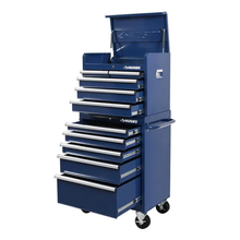 27 In. 10-Drawer Blue Tool Chest Combo