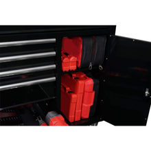 41 In. W X 24.5 in D Standard Duty 12-Drawer Rolling Tool Chest and Top Tool Cabinet with Side Table in Gloss Black