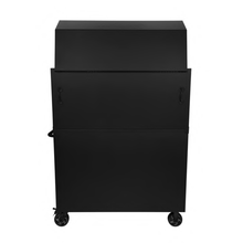 52 In. W X 21.5 In. D Heavy Duty 15-Drawer Combination Rolling Tool Chest Top Tool Cabinet with LED Light in Matte Black